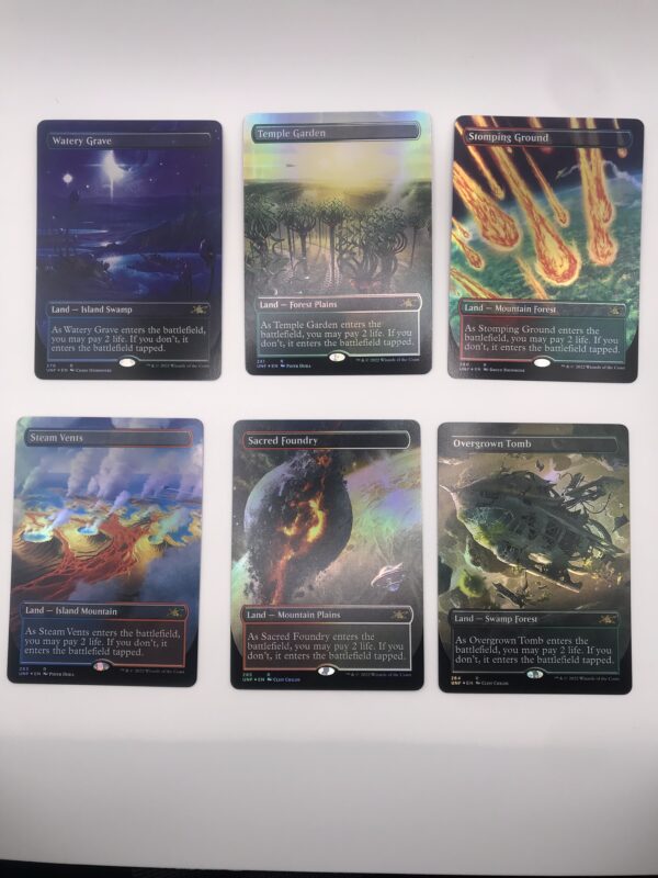 Unfinity Shock Lands Foil Bundle